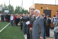 na zdj�ciu Jan Koz�owski - Marsza�ek Wojew�dztwa Pomorskiego oraz Miros�aw Ebertowski - W�jt Gminy Lipusz
