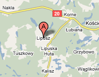 Mapa Gminy Lipusz